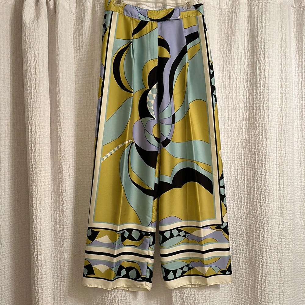 Zara printed pants